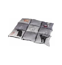 Barevná měkká podložka PATCHWORK kočka šedá 55 x 45 cm Barevná měkká podložka PATCHWORK kočka šedá 55 x 45 cm