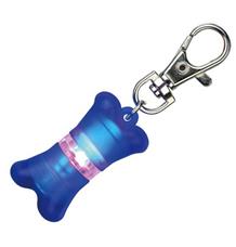 Blikací přívěsek pro psy kost 2x4cm 1 ks Blikací přívěsek pro psy kost 2x4cm 1 ks