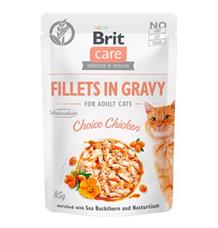 Brit Care Cat Fillets in Gravy Choice Chicken 85 g Brit Care Cat Fillets in Gravy Choice Chicken 85 g