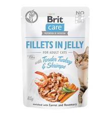 Brit Care Cat Fillets in Jelly with Turkey&Shrimps 85 g Brit Care Cat Fillets in Jelly with Turkey&Shrimps 85 g