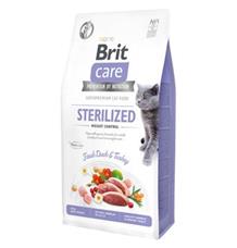Brit Care Cat GF Sterilized Weight Control 7 kg - poškozený obal - 1 ks skladem Brit Care Cat GF Sterilized Weight Control 7 kg - poškozený obal - 1 ks skladem