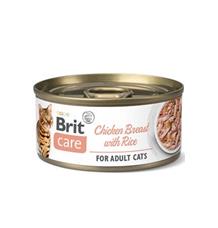 Brit Care Cat konz Fillets Breast&Rice