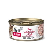 Brit Care Cat konz Fillets Chicken&Milk