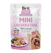 Brit Care Dog Mini Chicken&Tuna fillets in gravy 85 g Brit Care Dog Mini Chicken&Tuna fillets in gravy 85 g