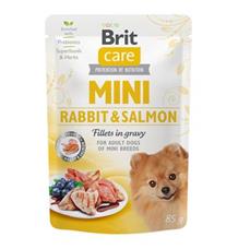 Brit Care Dog Mini Rabbit&Salmon fillets in gravy 85 g Brit Care Dog Mini Rabbit&Salmon fillets in gravy 85 g