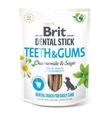 Brit Dog Dental Stick Teeth&Gums Chamomile&Sage 7ks