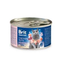 Brit Premium Cat by Nature konz Chicken&Hearts 200g Brit Premium Cat by Nature konz Chicken&Hearts 200g