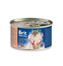 Brit Premium Cat by Nature konz Chicken&Rice 200g