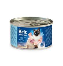 Brit Premium Cat by Nature konz Trout&Liver 200g Brit Premium Cat by Nature konz Trout&Liver 200g
