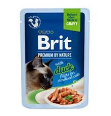 Brit Premium Cat D Fillets Gravy Duck Sterilised 85 g Brit Premium Cat D Fillets Gravy Duck Sterilised 85 g