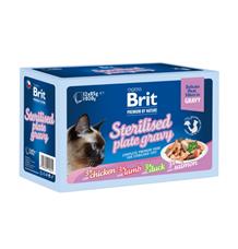 Brit Premium Cat D Fillets Gravy FamPlate Steril. 1020 g Brit Premium Cat D Fillets Gravy FamPlate Steril. 1020 g