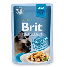 Brit Premium Cat D Fillets in Gravy With Chicken 85 g - 1 ks Brit Premium Cat D Fillets in Gravy With Chicken 85 g - 1 ks