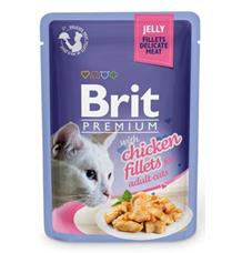 Brit Premium Cat D Fillets in Jelly with Chicken 85 g - 1 ks Brit Premium Cat D Fillets in Jelly with Chicken 85 g - 1 ks