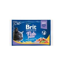 Brit Premium Cat kapsa Fish Plate 400 g (4x100 g) Brit Premium Cat kapsa Fish Plate 400 g (4x100 g)