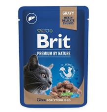 Brit Premium Cat kapsa Liver for Sterilised 100 g Brit Premium Cat kapsa Liver for Sterilised 100 g