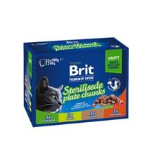Brit Premium Cat kapsa Sterilised Plate 1200g(12x100g) Brit Premium Cat kapsa Sterilised Plate 1200g(12x100g)