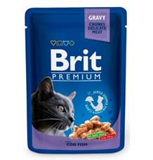 Brit Premium Cat kapsa with Cod Fish 100g - 1ks Brit Premium Cat kapsa with Cod Fish 100g - 1ks