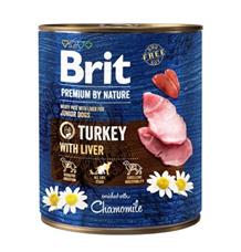 Brit Premium Dog by Nature konz Turkey & Liver 400 g Brit Premium Dog by Nature konz Turkey & Liver 400 g