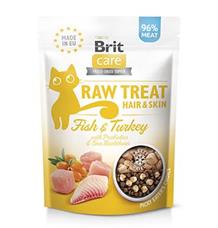 Brit Raw Treat Cat Hair&Skin, Fish&Turkey