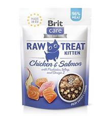 Brit Raw Treat Cat Kitten, Chicken&Salmon