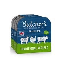 Butcher’s Dog Original hovězí/krůt/jehn vanička 4x150g Butcher’s Dog Original hovězí/krůt/jehn vanička 4x150g