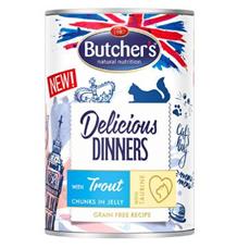 Butcher’s Cat Delicious rybí v želé konz.  400g