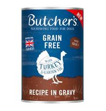 Butcher’s Dog Original krocanní v omáčce konz. 400g Butcher’s Dog Original krocanní v omáčce konz. 400g