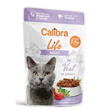 Calibra Cat Life kapsa Adult Veal in gravy 85 g - exp. 10/24 - 17 KS SKLADEM Calibra Cat Life kapsa Adult Veal in gravy 85 g - exp. 10/24 - 17 KS SKLADEM