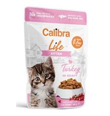 Calibra Cat Life kapsa Kitten Turkey in gravy 85g