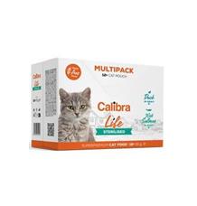 Calibra Cat Life kaps. Sterilised Multipack in gravy 12x85g