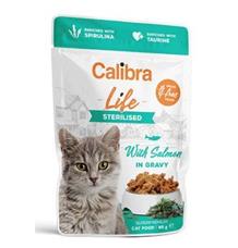 Calibra Cat Life kaps. Sterilised Salmon in gravy