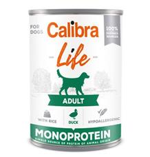 Calibra Dog Life konz.Adult Duck with rice 400 g Calibra Dog Life konz.Adult Duck with rice 400 g