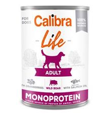 Calibra Dog Life konz.Adult Wild boar with cran. 400 g Calibra Dog Life konz.Adult Wild boar with cran. 400 g