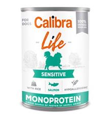 Calibra Dog Life konz.Sensitive Salmon with rice 6x400 g Calibra Dog Life konz.Sensitive Salmon with rice 6x400 g