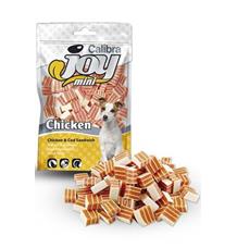 Calibra Joy Dog Mini Chicken & Cod Sandwich 70g NEW Calibra Joy Dog Mini Chicken & Cod Sandwich 70g NEW