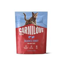 Carnilove Cat Active Dry Salmon&Turkey Adult AB 