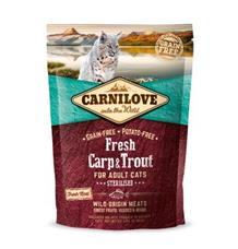 Carnilove Cat Fresh Carp & Trout Sterilised Adult 2 x 6 kg Carnilove Cat Fresh Carp & Trout Sterilised Adult 2 x 6 kg