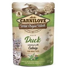 Carnilove Cat Pouch Duck Enriched & Catnip