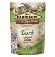 Carnilove Cat Pouch Duck Enriched & Catnip 85 g Carnilove Cat Pouch Duck Enriched & Catnip 85 g