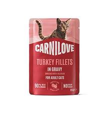 Carnilove Cat Pouch Gravy Turkey+Valerian 85g