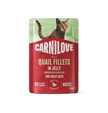 Carnilove Cat Pouch Jelly Quail+Dandelion 85g