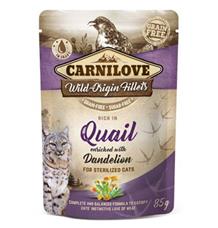 Carnilove Cat Pouch Quail & Dandelion sterilized