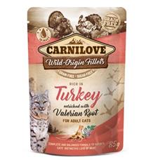 Carnilove Cat Pouch Turkey Enriched & Valerian