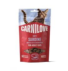 Carnilove Cat SOFT Snack Sardine+Strawberry 50g