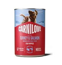 Carnilove Dog Can Paté Turkey&Salmon Puppies  400g
