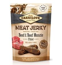 Carnilove Dog Jerky Beef with Beef Muscle Fillet 100 g Carnilove Dog Jerky Beef with Beef Muscle Fillet 100 g