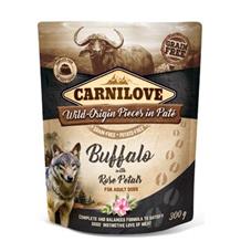 Carnilove Dog Pouch Paté Buffalo & Rose Petals 300 g Carnilove Dog Pouch Paté Buffalo & Rose Petals 300 g