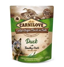Carnilove Dog Pouch Paté Duck & Timothy Grass 300 g Carnilove Dog Pouch Paté Duck & Timothy Grass 300 g
