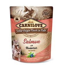 Carnilove Dog Pouch Paté Salmon & Blueber Puppies