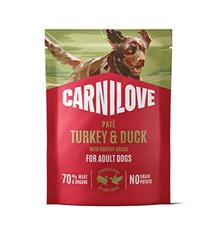 Carnilove Dog Pouch Paté Turkey&Duck+Timothy 300g